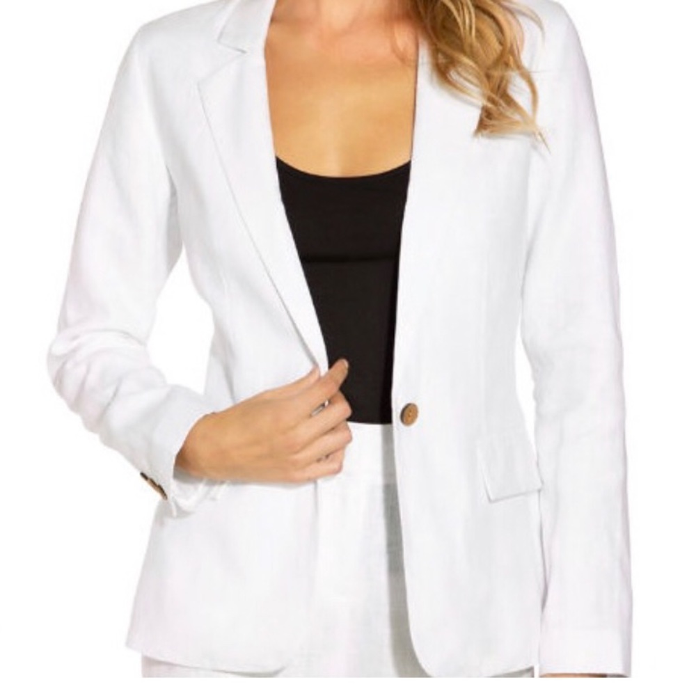 Boston Proper Linen Blazer